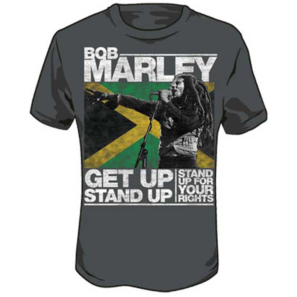 BOB MARLEY ボブマーリー (生誕 80年 ) - GET UP STAND UP / Tシャツ / メンズ - PGS